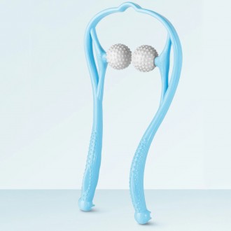 Ручний роликовий масажер для шиї Massager of Neck Kneading Синій, масажер для ніг, спини, рук (NS). Одеса. фото 1 Ручний роликовий масажер для шиї Massager of Neck Kneading Синій, масажер для ніг, спини, рук (NS). Одеса. фото 1