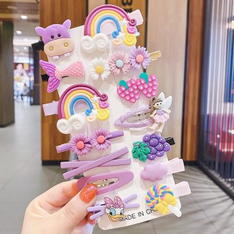 Набір дитячих заколок для волосся Honey Fashion Accessories фіолетовий (12-300/1. Новоград-Волынский. фото 1 Набір дитячих заколок для волосся Honey Fashion Accessories фіолетовий (12-300/1. Новоград-Волынский. фото 1