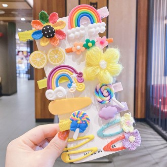 Набір дитячих заколок для волосся Honey Fashion Accessories жовтий (12-300/5). Новоград-Волынский. фото 1 Набір дитячих заколок для волосся Honey Fashion Accessories жовтий (12-300/5). Новоград-Волынский. фото 1