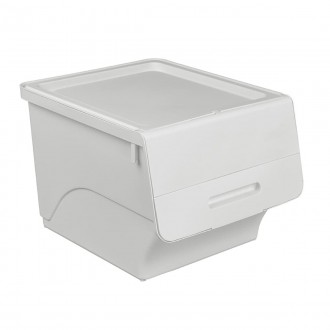Білий контейнер для зберігання 45.5x38x31cm SW-00002420. Одеса. фото 1 Білий контейнер для зберігання 45.5x38x31cm SW-00002420. Одеса. фото 1