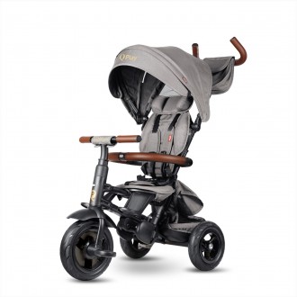 Складаний триколісний велосипед Qplay Rito Deluxe Rubber Grey. Киев. фото 1 Складаний триколісний велосипед Qplay Rito Deluxe Rubber Grey. Киев. фото 1