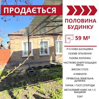 Продається половина будинку в Кропивницькому, р-н Нова Балашівка (вул.Київська). Кропивницкий. фото 1 Продається половина будинку в Кропивницькому, р-н Нова Балашівка (вул.Київська). Кропивницкий. фото 1