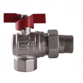 Кран шаровый угловой с американкой SELBA 3/4″ SL1543. Чернигов. фото 1 Кран шаровый угловой с американкой SELBA 3/4″ SL1543. Чернигов. фото 1