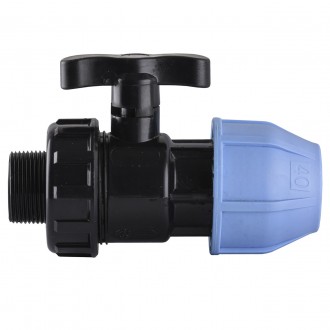 Кран шаровый ПНД Vsplast 40*1 1/4 '' Н 6003. Чернигов. фото 1 Кран шаровый ПНД Vsplast 40*1 1/4 '' Н 6003. Чернигов. фото 1