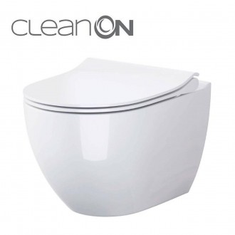 CET Cersanit В246 ZEN CLEAN ON подвесной з сиденьем дюропласт лифт SLIM. Чернигов. фото 1 CET Cersanit В246 ZEN CLEAN ON подвесной з сиденьем дюропласт лифт SLIM. Чернигов. фото 1