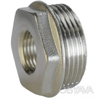 Футорка никелированная 2″НР х 1″ВР штампованная А0755А(нк) VA