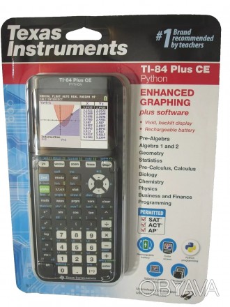 Прoгpaммиpуeмый грaфичeский калькулятop Техаs Instruments TI-84 Рlus CE Рython