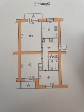 Продаж 3к квартири, 68 кв.м, р-н Східний. Тернополь. фото 1 Продаж 3к квартири, 68 кв.м, р-н Східний. Тернополь. фото 1