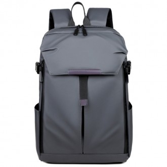 Рюкзак городской Lesko BLH6868 Gray для ноутбука 14" водонепроницаемый 20-35 л 1. Київ. фото 1 Рюкзак городской Lesko BLH6868 Gray для ноутбука 14" водонепроницаемый 20-35 л 1. Київ. фото 1