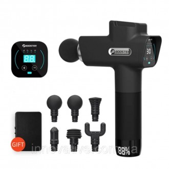 Перкуссионный массажер для тела Booster М2 VER2 Massage Gun (Черный). Днепр. фото 1