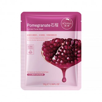 Маска для лица Hchana Redstone Grenade Moisturizing Mask Pomegranate тканевая 94. Киев. фото 1 Маска для лица Hchana Redstone Grenade Moisturizing Mask Pomegranate тканевая 94. Киев. фото 1