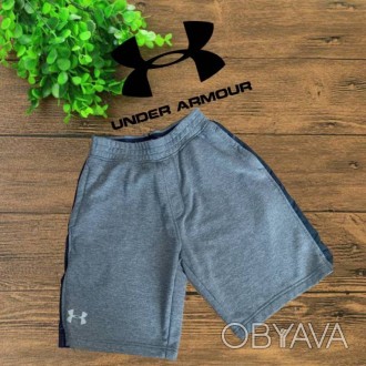 Under Armour оригинал Шорты мужские повседневно - спортивные серые с черный S-M