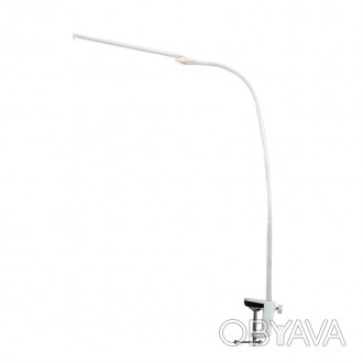Настольная LED лампа Lesko M-006 White светодиодная гибкая зажимная с поворотным