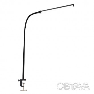 Настольная LED лампа Lesko M-006 Black светодиодная гибкая зажимная с поворотным