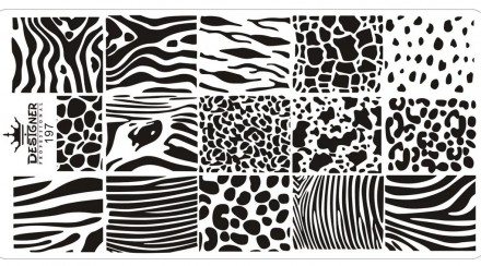 Пластина для стемпинга металлическая. Стемпинг пластина, тигровая шкура, зебра. Харьков. фото 1