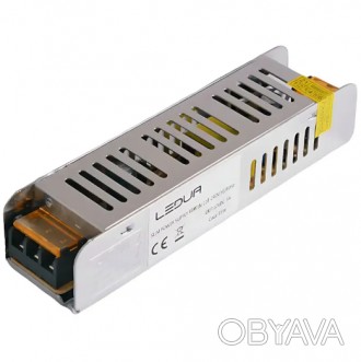 Блок питания 12V 25A METAL Long импульсный для LED-лент в металлическом корпусе
