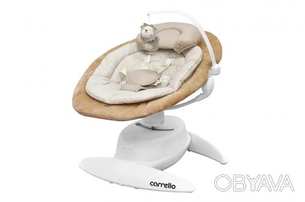 Укачивающий центр люлька-качалка Carrello Mio CRL-10308 Linen Beige Бежевый