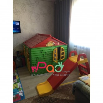 Большой Домик детский игровой пластиковый со шторками ТМ Doloni.

Звоните или . . фото 6