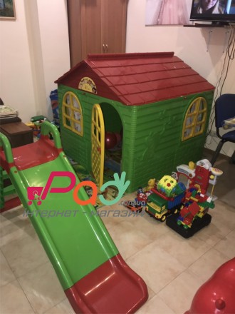 Большой Домик детский игровой пластиковый со шторками ТМ Doloni.

Звоните или . . фото 7