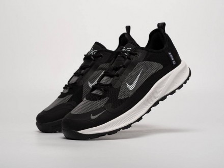 Демісезонні шкіряні кросівки Nike колір чорний / сірий . Киев. фото 1 Демісезонні шкіряні кросівки Nike колір чорний / сірий . Киев. фото 1