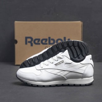 Кросівки демісезонні шкіряні Reebok білі . Київ. фото 1 Кросівки демісезонні шкіряні Reebok білі . Київ. фото 1