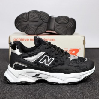 Кросівки New Balance замш/шкіра/3D сітка колір чорний, білий. Київ. фото 1 Кросівки New Balance замш/шкіра/3D сітка колір чорний, білий. Київ. фото 1