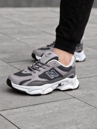 Кросівки New Balance замш/шкіра/3D сітка колір білий, сірий, чорний. Київ. фото 1 Кросівки New Balance замш/шкіра/3D сітка колір білий, сірий, чорний. Київ. фото 1