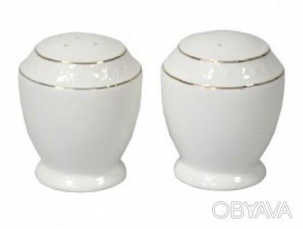 Набор для специй Interos 2 пр., "Снежная Королева" (соль, перец) фарфор арт. INT