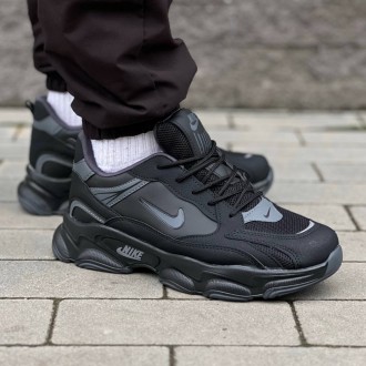 Кросівки Nike весна-літо текстиль/замш/шкіра колір чорний. Киев. фото 1 Кросівки Nike весна-літо текстиль/замш/шкіра колір чорний. Киев. фото 1