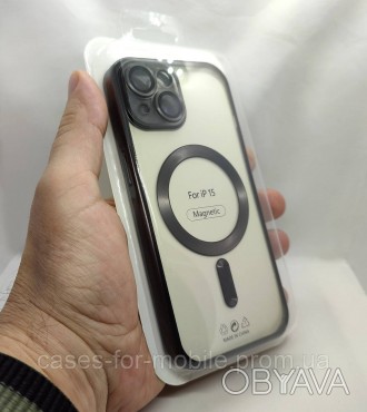 Силиконовый чехол, MAGSAFE FULL CAMERA бампер для iPhone 15