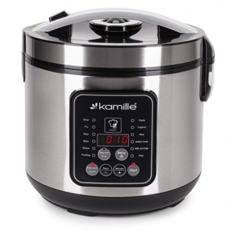 Мультиварка Kamille KM-6831 700 Вт срібляста. Київ. фото 1 Мультиварка Kamille KM-6831 700 Вт срібляста. Київ. фото 1