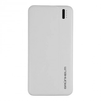 Повербанк Power bank Grunhelm GP-10W 10000 mAh белый. Киев. фото 1 Повербанк Power bank Grunhelm GP-10W 10000 mAh белый. Киев. фото 1