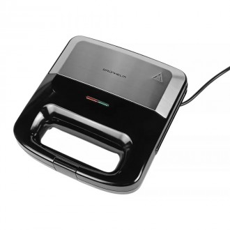 Сендвічмейкер Grunhelm GSM824 800 Вт чорний. Київ. фото 1 Сендвічмейкер Grunhelm GSM824 800 Вт чорний. Київ. фото 1