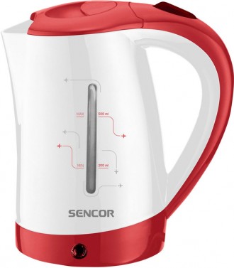 Електрочайник SenСor SWK150RD 0,5 л чорний. Київ. фото 1 Електрочайник SenСor SWK150RD 0,5 л чорний. Київ. фото 1