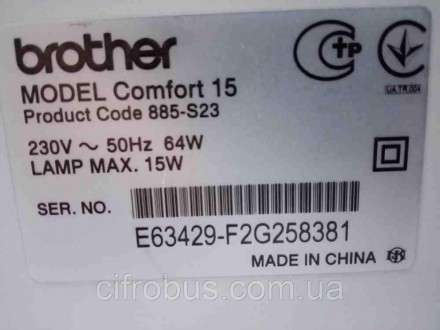Швейна машина Б/У Brother Comfort 15. Київ. фото 1 Швейна машина Б/У Brother Comfort 15. Київ. фото 1