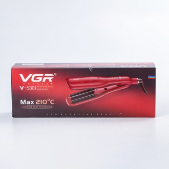 Плойка-гофре VGR V-530 професійні 50 Вт. . фото 8 Представляємо вам професійні щипці для завивки волосся потужністю 50 Вт з індика. . фото 8