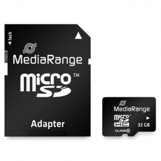 Карта пам`ятi MicroSDHC 32GB Class 10 MediaRange R45/W15MB/s + SD-adapter (MR959. Харків. фото 1 Карта пам`ятi MicroSDHC 32GB Class 10 MediaRange R45/W15MB/s + SD-adapter (MR959. Харків. фото 1