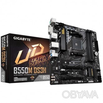 Материнська плата Gigabyte B550M DS3H Socket AM4