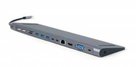 Док-станція Type-C Cablexpert (A-CM-COMBO9-01). Харків. фото 1 Док-станція Type-C Cablexpert (A-CM-COMBO9-01). Харків. фото 1