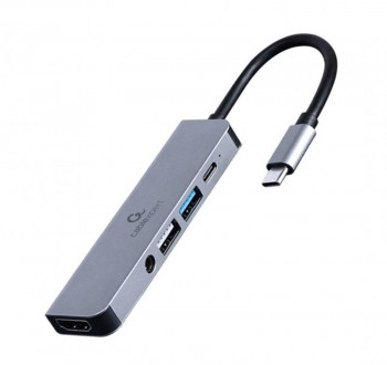 Док-станція Cablexpert USB-C 5-в-1 (A-CM-COMBO5-02) USB/HDMI/PD/Аудіо 3,5. Харків. фото 1 Док-станція Cablexpert USB-C 5-в-1 (A-CM-COMBO5-02) USB/HDMI/PD/Аудіо 3,5. Харків. фото 1