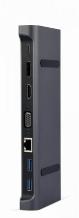 Док-станція Cablexpert USB-C 9-в-1 (A-CM-COMBO9-02) USB-хаб + HDMI/VGA/PD/LAN/3.. Харків. фото 1 Док-станція Cablexpert USB-C 9-в-1 (A-CM-COMBO9-02) USB-хаб + HDMI/VGA/PD/LAN/3.. Харків. фото 1