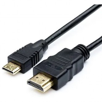 Кабель Atcom HDMI - mini-HDMI (M/M), 2 м, Black (14156) (Код товару:40600). Харьков. фото 1 Кабель Atcom HDMI - mini-HDMI (M/M), 2 м, Black (14156) (Код товару:40600). Харьков. фото 1