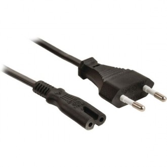 Кабель живлення для ПК Cablexpert PC-184/2 CEE7/16-C7 1,8 м Black (Код товару:40. Харьков. фото 1 Кабель живлення для ПК Cablexpert PC-184/2 CEE7/16-C7 1,8 м Black (Код товару:40. Харьков. фото 1