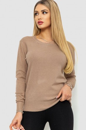 РОЗПРОДАЖ! Кофта жіноча однотонна повсякденна, колір мокко, 244R2033. Одесса. фото 1 РОЗПРОДАЖ! Кофта жіноча однотонна повсякденна, колір мокко, 244R2033. Одесса. фото 1