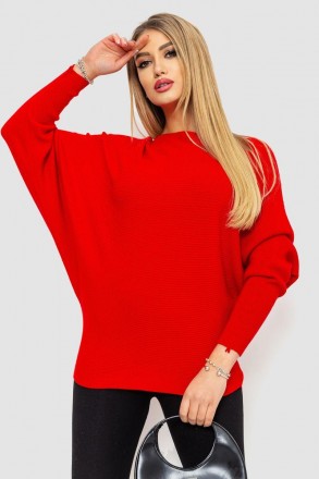 РОЗПРОДАЖ! Кофта жіноча однотонна, колір червоний, 244R2034. Одесса. фото 1 РОЗПРОДАЖ! Кофта жіноча однотонна, колір червоний, 244R2034. Одесса. фото 1