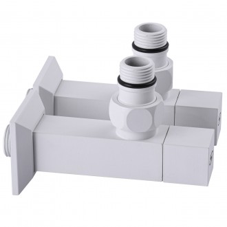 Набір напівобертовий кутовий з американкою SOLOMON LUX 1/2" CUBE WHITE 8888 (1уп). Чернігів. фото 1 Набір напівобертовий кутовий з американкою SOLOMON LUX 1/2" CUBE WHITE 8888 (1уп). Чернігів. фото 1