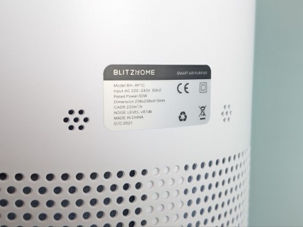 Акція! Очисник повітря BlitzHome BH-AP1C Air Purifier. . фото 6 Очисник повітря BlitzHome BH-AP1C Air Purifier.
* Характеристики та опис:
. . фото 6