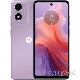 Смартфон Motorola Moto E14 2/64GB Pastel Purple Global UA (PB3E0002UA) (Код това