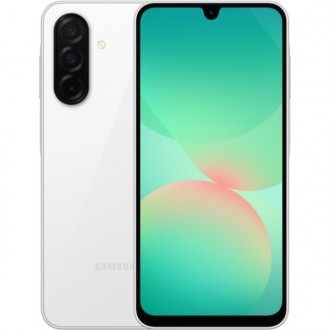 Смартфон Samsung Galaxy A26 A266B 8/256GB White (SM-A266BZWCEUC) UA (Код товару:. Харьков. фото 1 Смартфон Samsung Galaxy A26 A266B 8/256GB White (SM-A266BZWCEUC) UA (Код товару:. Харьков. фото 1