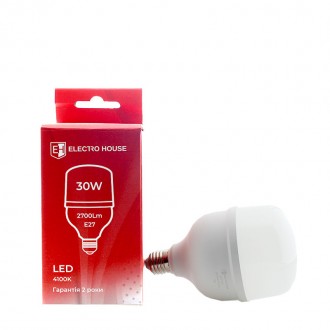 LED лампа Т100 30Вт E27 4100К 2700 Лм 180-260 В. Кривой Рог. фото 1 LED лампа Т100 30Вт E27 4100К 2700 Лм 180-260 В. Кривой Рог. фото 1